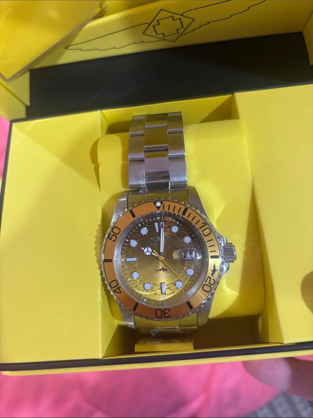 Invicta Men’s Two-Tone Silver and Gold Dive Watch